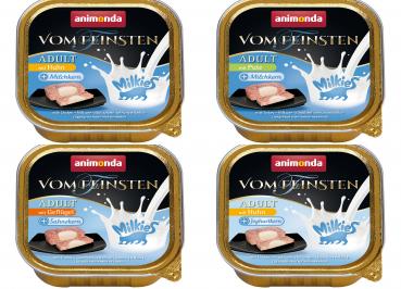 32 x Animonda vom Feinsten 100g Schale mit Milchkern
